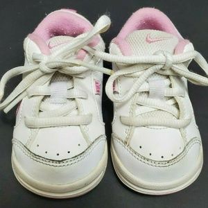 NIKE PICO III TD 324867 161 White Pink Sz 3.5C
